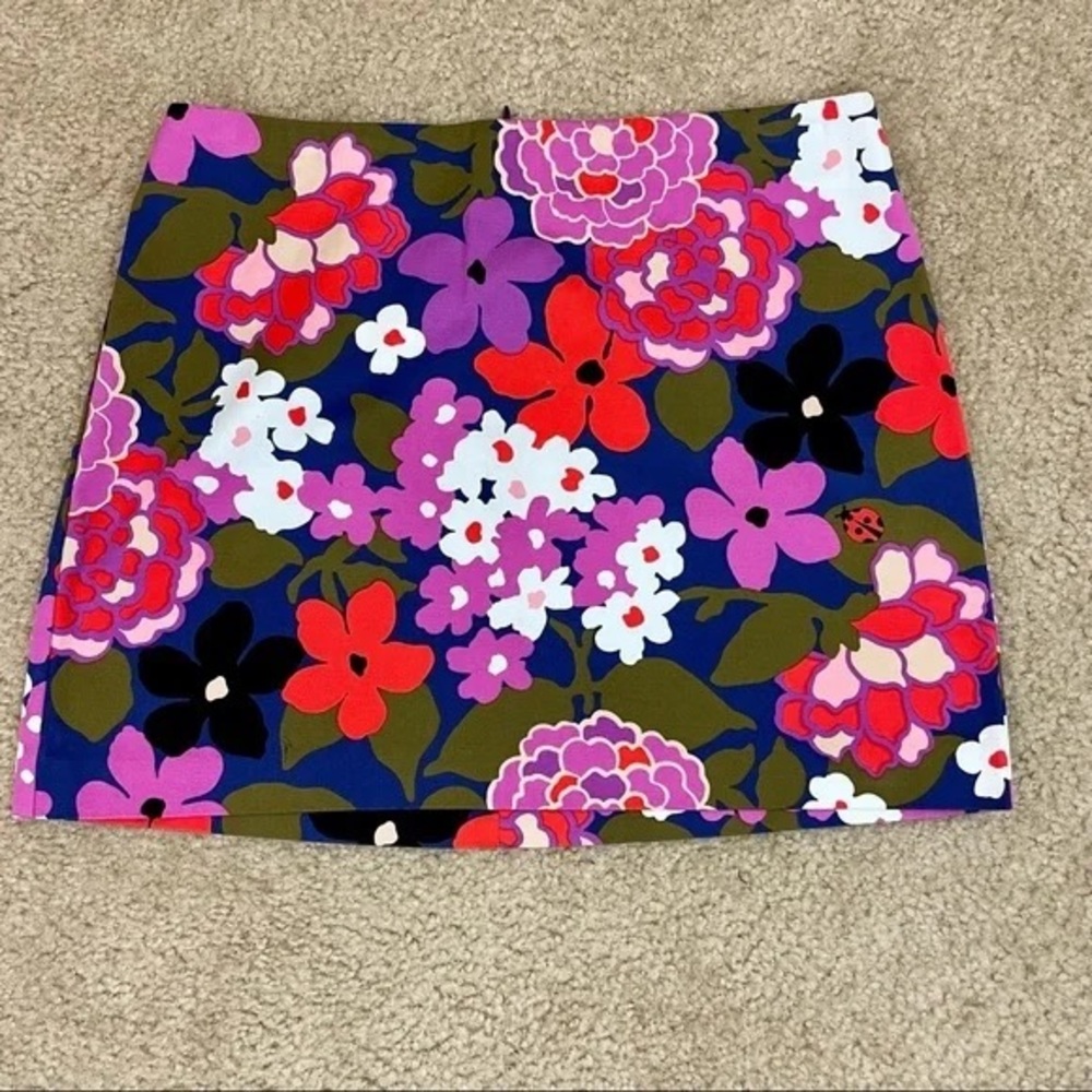 Trina Turk Rico Retro mini 60’s inspired mod Floral Women's Skirt